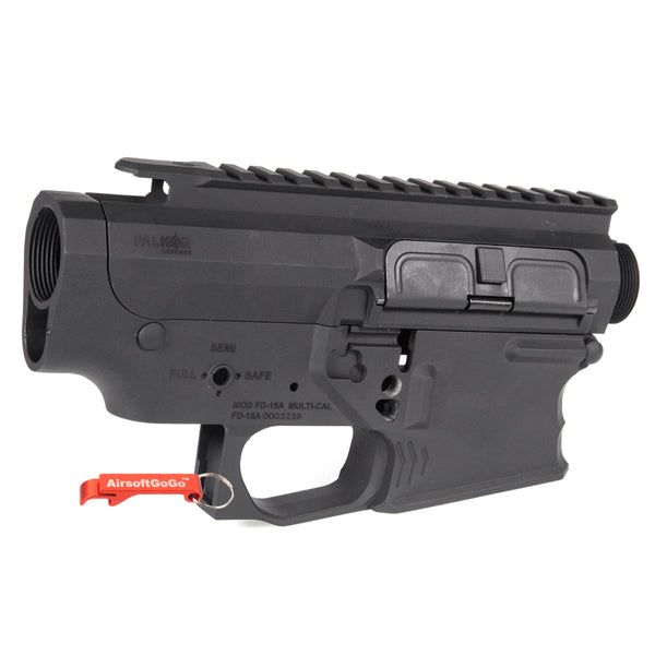 EMG FALKOR DEFENSE Officially Licensed Aluminum Body Receiver Frame for APS Electric Gun M4 (Black Color)