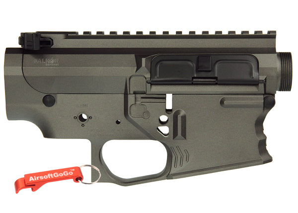 EMG FALKOR DEFENSE Officially Licensed Metal Body Receiver Frame for APS Electric Gun M4 (Gray Color)