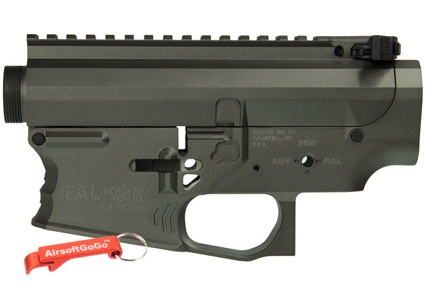 EMG FALKOR DEFENSE Officially Licensed Metal Body Receiver Frame for APS Electric Gun M4 (Gray Color)