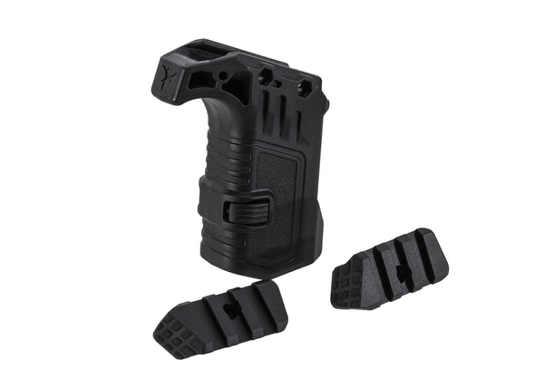 Action Army AAP01 Mag Extended Grip 20mm Rail Ver. (Black)