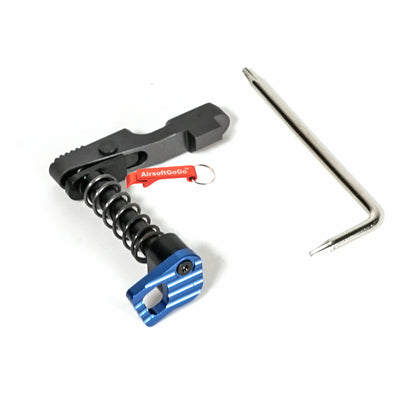 Magazine release/magazine catch for electric gun M4 (blue color)