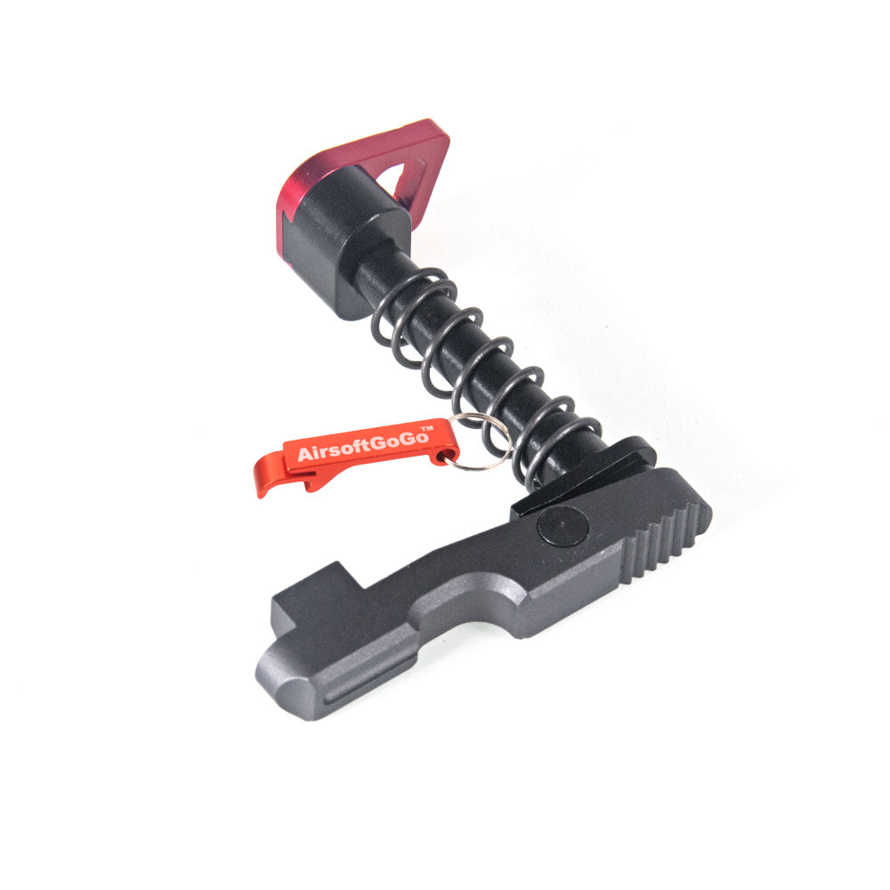 Magazine release/magazine catch for electric gun M4 (red color)