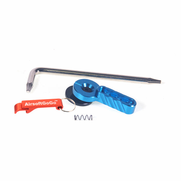 Custom selector lever for electric gun M4/M16 (blue color)