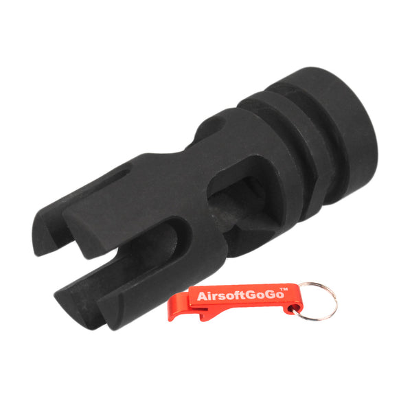 Army Force 556 type flash hider for electric guns and gas blowback rifles (14mm reverse thread)