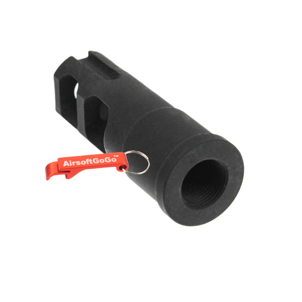 Gas blowback / Army Force flash hider for electric guns (14mm reverse thread)