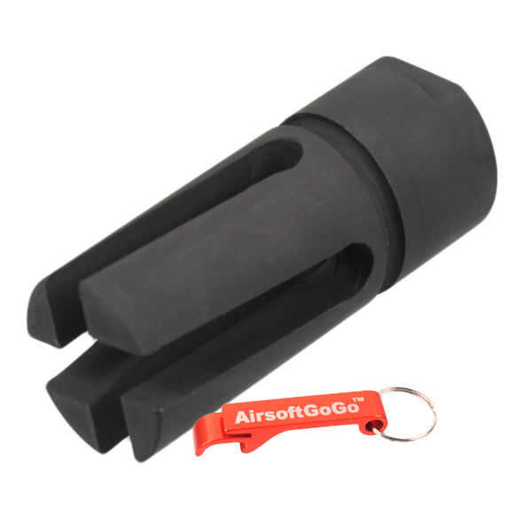 Army Force vortex shape flash hider for electric guns and gas blowback rifles (14mm reverse thread)