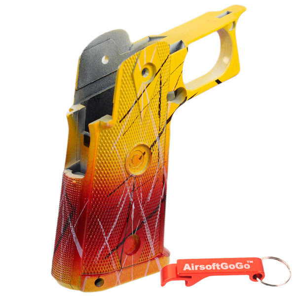 Gas Blowback Marui WE High Capa Custom Grip (Yellow/Red)