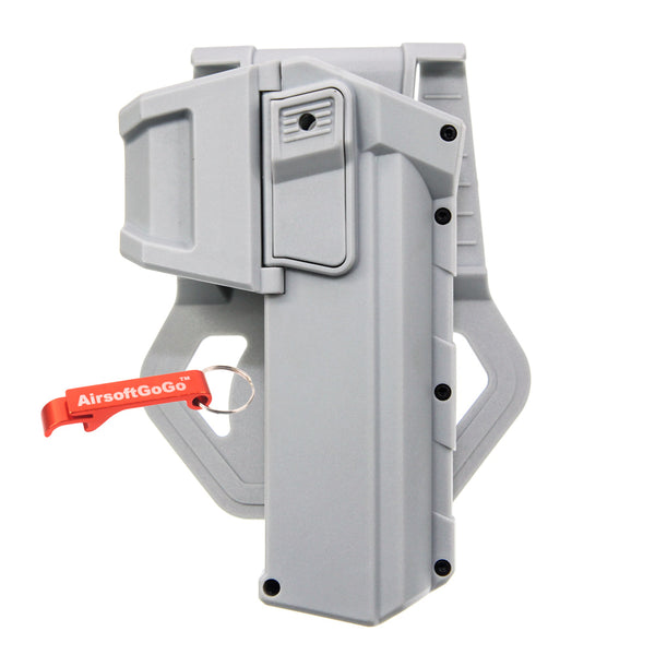 Marui/WE G17/G18c/G19 Compatible Army Force Tactical Pistol Gun Holster (Right-handed/Gray)