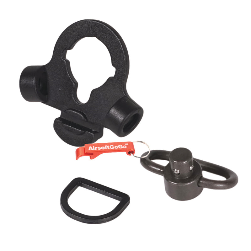 Army Force Sling Mount &amp; QD Swivel Replica for M4 Electric Gun (Black)