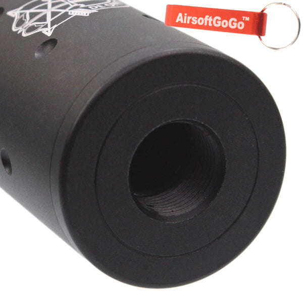 14mm normal thread/reverse thread 110x30mm suppressor for electric guns/gas blowback rifles