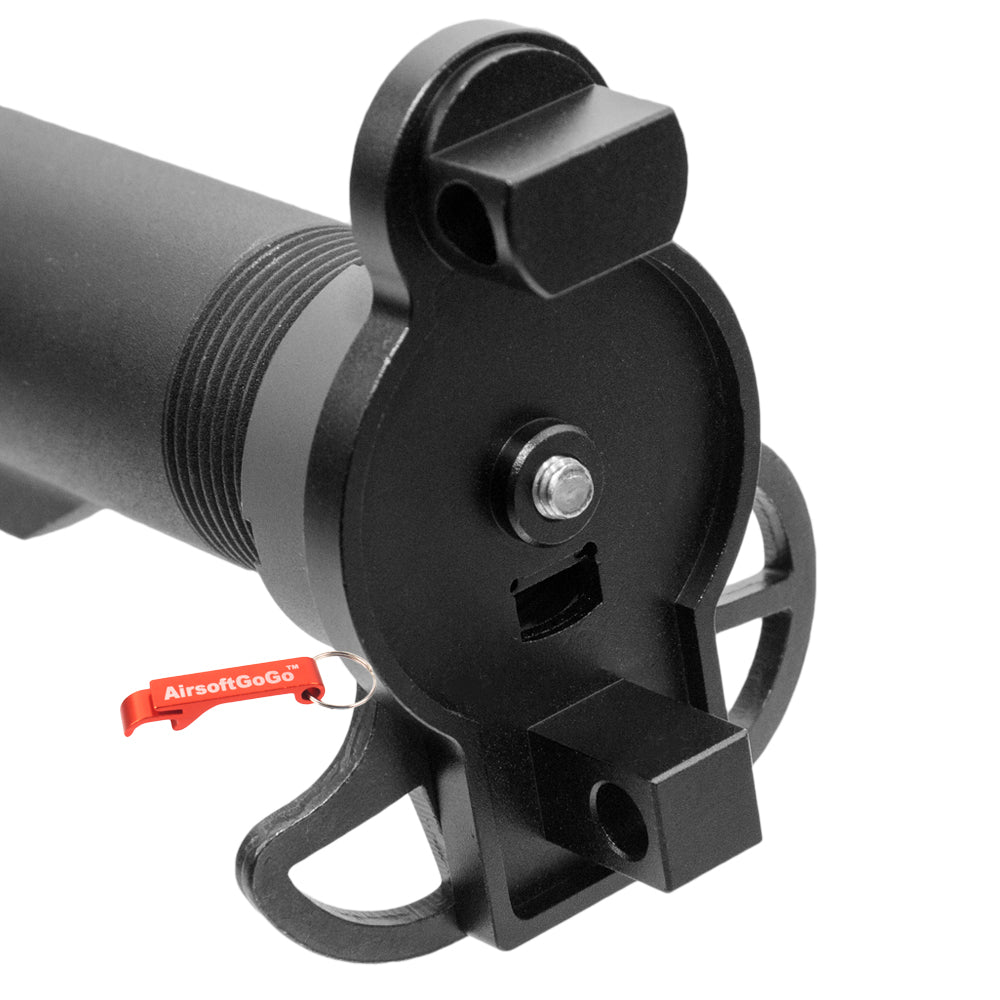 Stock pipe &amp; adapter for Electric Gunmarui/JG MP5K (black)