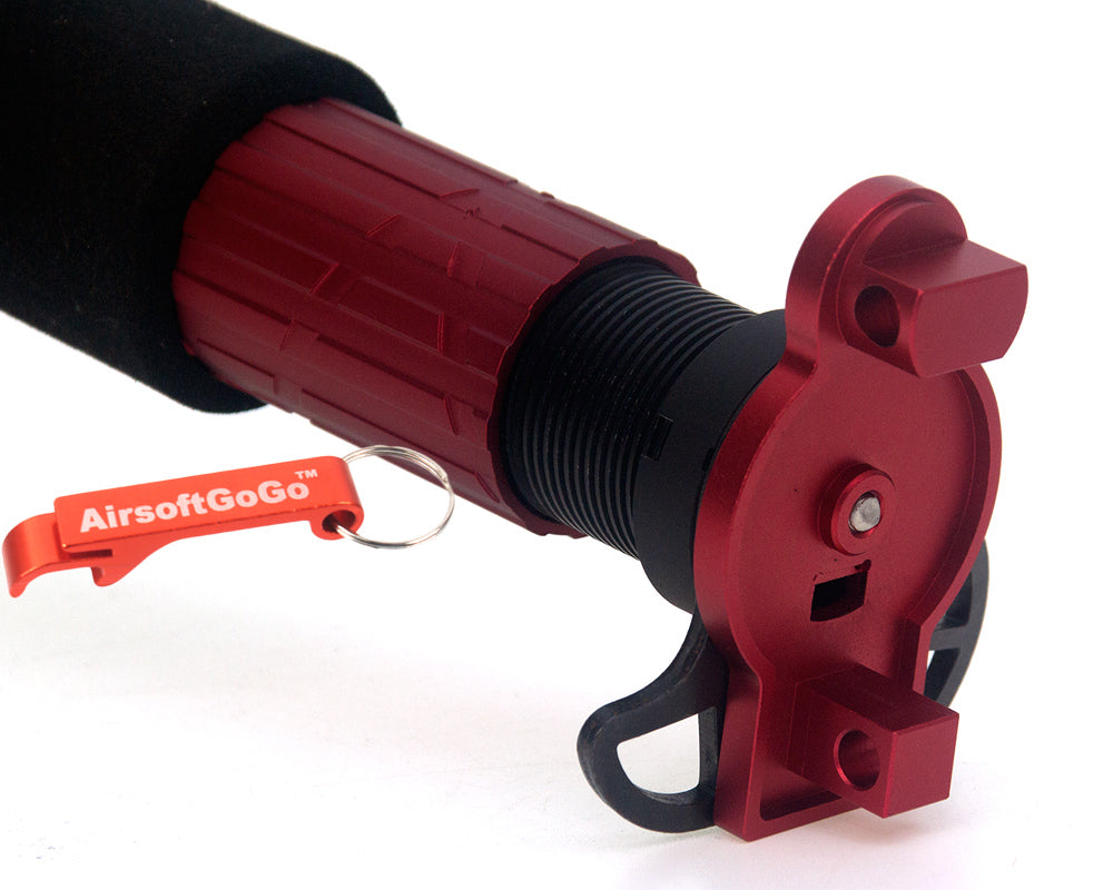 Stock pipe &amp; adapter for electric gunmarui/JG MP5K (red)