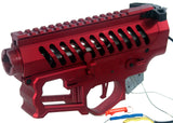 APS F1 FIREARMS BDR-15 3G RR-2 Electric Gun Mecha Box &amp; Receiver Frame Set (Red)