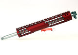 EMG (APS OEM) F1 FIREARMS M4 Key Mod Handguard &amp; Barrel Set (Red)