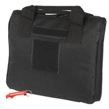 Tactical handgun bag/soft gun case with 5 magazine pockets (small bag, black color)