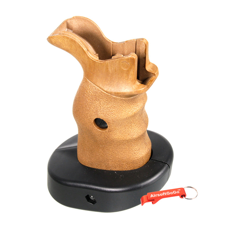 Marui / Classic Army / PSG1 style wooden grip for Jing Gong G3 series electric gun