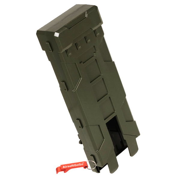 10 shell storage shot magazine shell pouch for Marui M870 MOLLE carrier holder (olive drape)