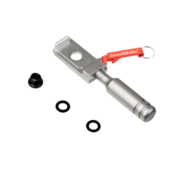 Aluminum cocking handle for Marui Hicapa 5.1 (silver)