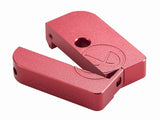 WE / Marui GBB High Capa Series Compatible AIP Aluminum Thin Type "Infinity" Magazine Bumper (Red)