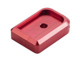 WE / Marui GBB High Capa Series Compatible AIP Aluminum Thin Type "Infinity" Magazine Bumper (Red)