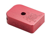 WE / Marui GBB High Capa Series Compatible AIP Aluminum Thick Type "Limcat" Magazine Bumper (Red)