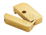 WE / Marui GBB High Capa Series Compatible AIP Aluminum Thin Type "Limcat" Magazine Bumper (Gold)