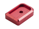 WE / Marui GBB High Capa Series Compatible AIP Aluminum Thin Type "Limcat" Magazine Bumper (Red)