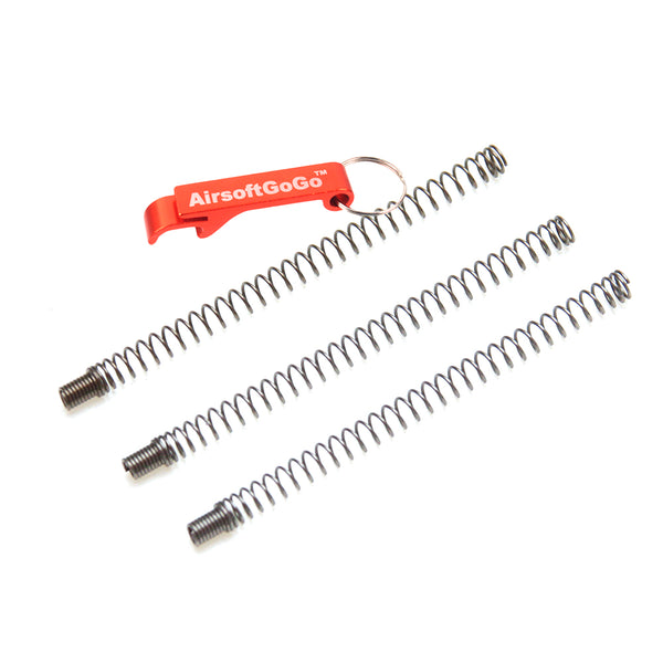 Marui 1911/High Capa 5.1 &amp; 4.3 Compatible Loading Nozzle Return Spring Set of 3 (140%)