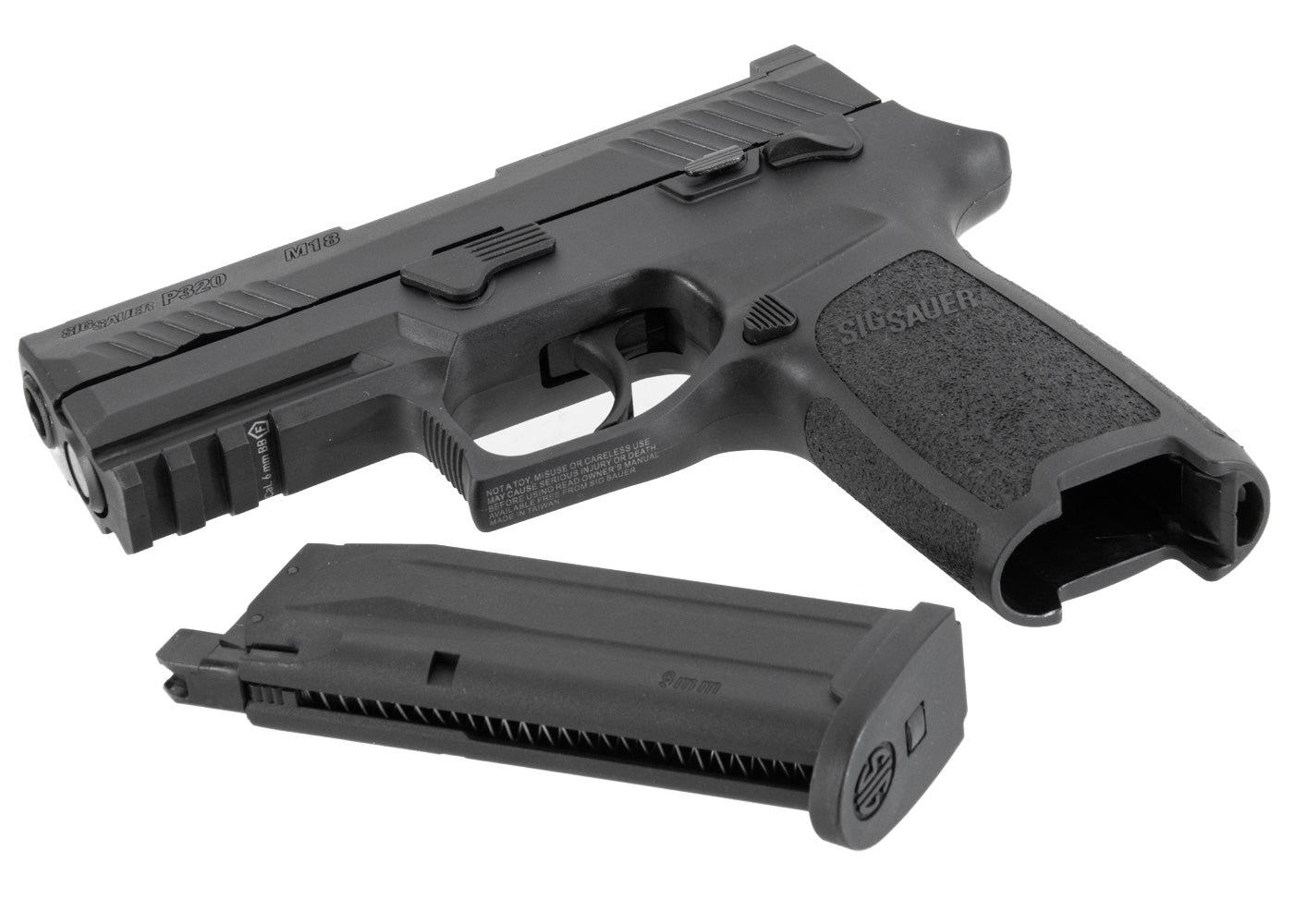 RGW SIG AIR P320 M18 6mm Gas Version GBB Pistol (Licensed from SIG Sauer) (by VFC) - Black