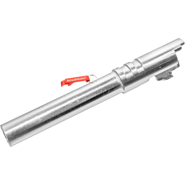 Gas blowback Army R27/R28 compatible outer barrel (silver)