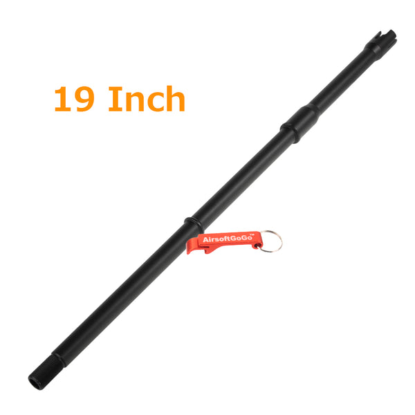 Army R85 electric gun 19 inch -14mm reverse thread outer barrel (black color)