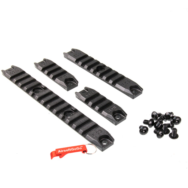 ARES AMOEBA M4 Rail Set Compatible with ARES AMOEBA AM013 AM014 AM015 Series (Black)