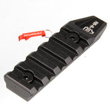 ARES 3 inch keymod rail set of 2 for keymod handguard (black)