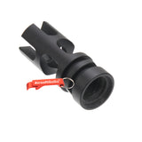 Electric gun/gas blowback 14mm reverse screw steel flash hider for HK416, M4, M16