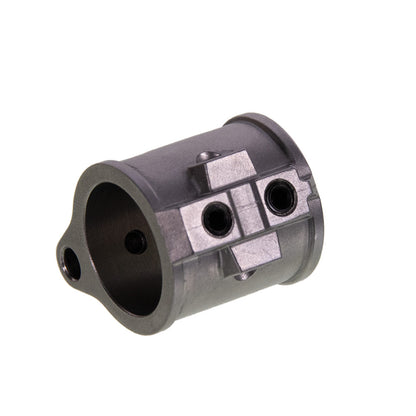 BJ Tactical G Style MIM Stainless Steel Gas Block for M4 GBBR Gas Blowback Rifle (Silver)