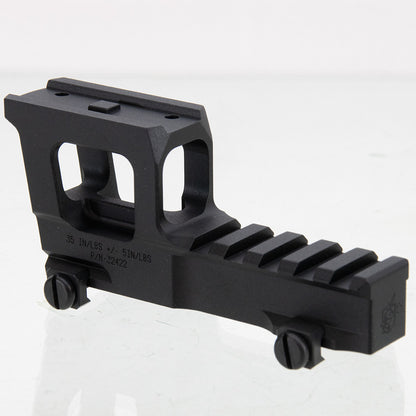 AGG High Rise Mount for T1/T2 Red Dot Optics (Black)