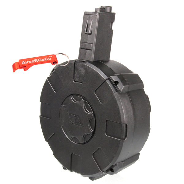 Classic Army NEMESIS X9 / G&amp;G ARP9 1200 round electric bullet drum magazine