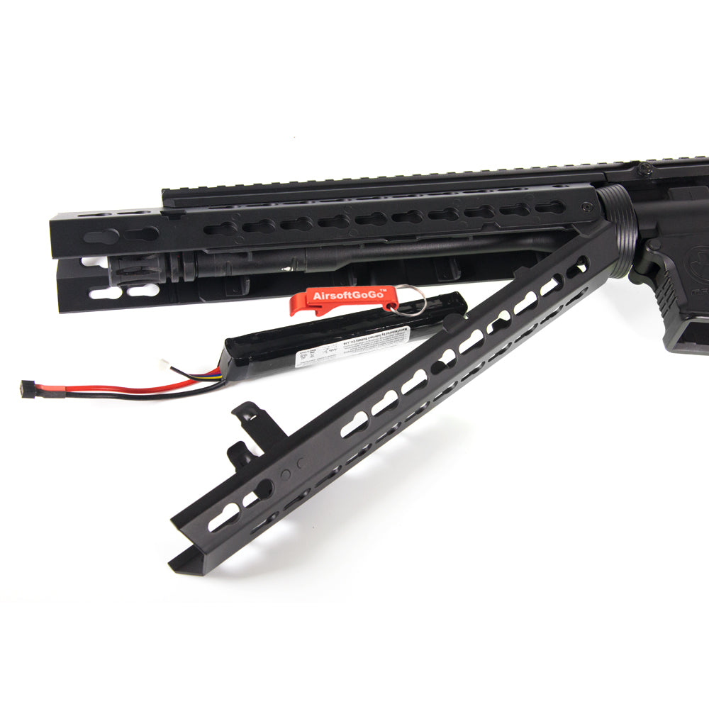 電動ガン M4対応 17インチ KeyModキーモッド レール ハンドガード (ブラックカラー)CYMA – AIRSOFT GOGO