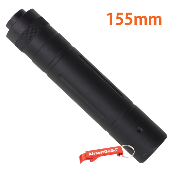 BW A type 155mm suppressor (14mm reverse thread) for electric guns (black color)