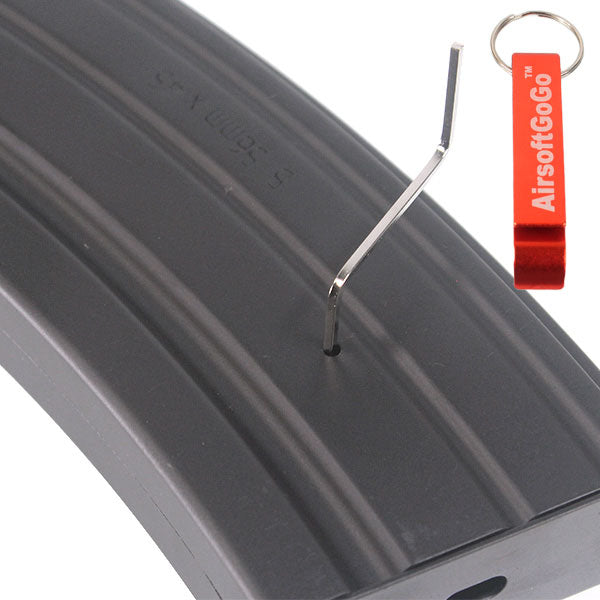 D-BOYS 300 series high capacity magazine for M4/M16 electric gun with markings engraved