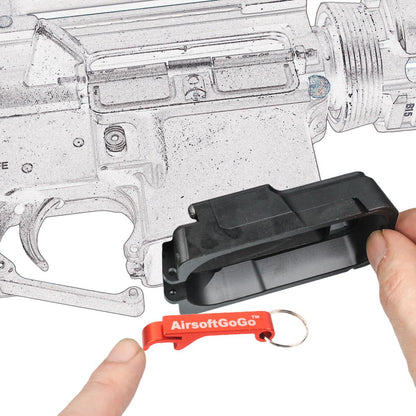 電動ガン ・ ガスブローバック M4 / M16シリーズ用Army Force社製アダプティブ マグウェル （タン）-AIRSOFT GOGO エアガン・サバゲー用品通販