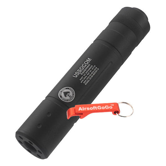 電動ガン ・ ガスブローバック用USSOCOM サプレッサー14mm逆ネジ（直径30mm×全長150mm)-AIRSOFT GOGO エアガン・サバゲー用品通販