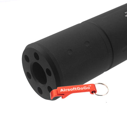 電動ガン ・ ガスブローバックライフル用US GOVT サプレッサー14mm逆ネジ（直径30mm×全長150mm)-AIRSOFT GOGO エアガン・サバゲー用品通販