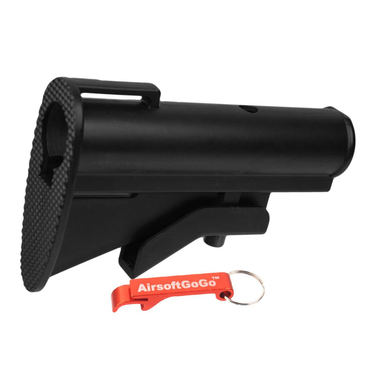 電動ガン ・ M4 M733用伸縮式ストック (黒)-AIRSOFT GOGO エアガン・サバゲー用品通販