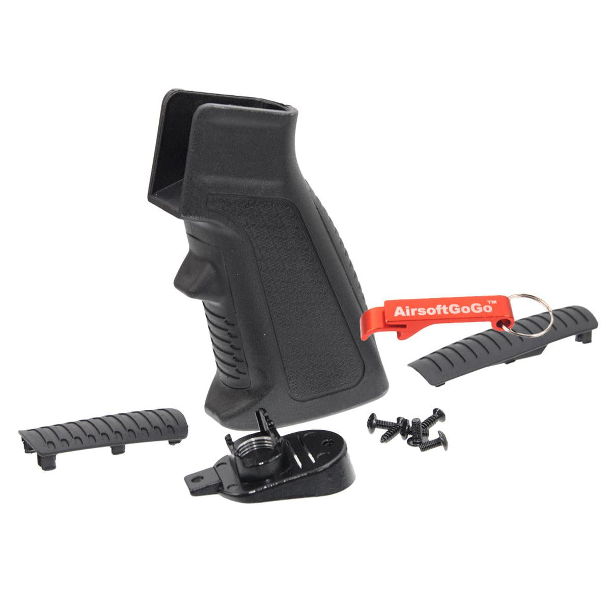 電動ガン M4/M16用APS PHANTOM グリップ (黒)-AIRSOFT GOGO エアガン・サバゲー用品通販