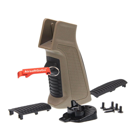 電動ガン M4/M16用APS PHANTOM グリップ (タン色)-AIRSOFT GOGO エアガン・サバゲー用品通販