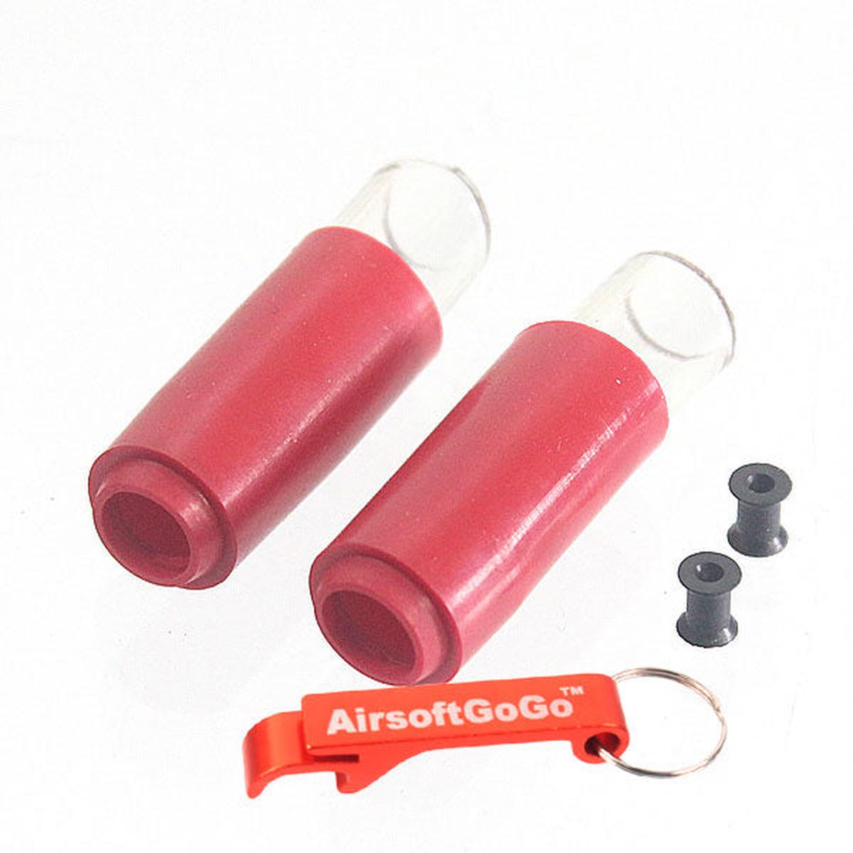 電動ガン用マッブル 60°ホップアップバッキング + スペーサー (赤)-AIRSOFT GOGO エアガン・サバゲー用品通販