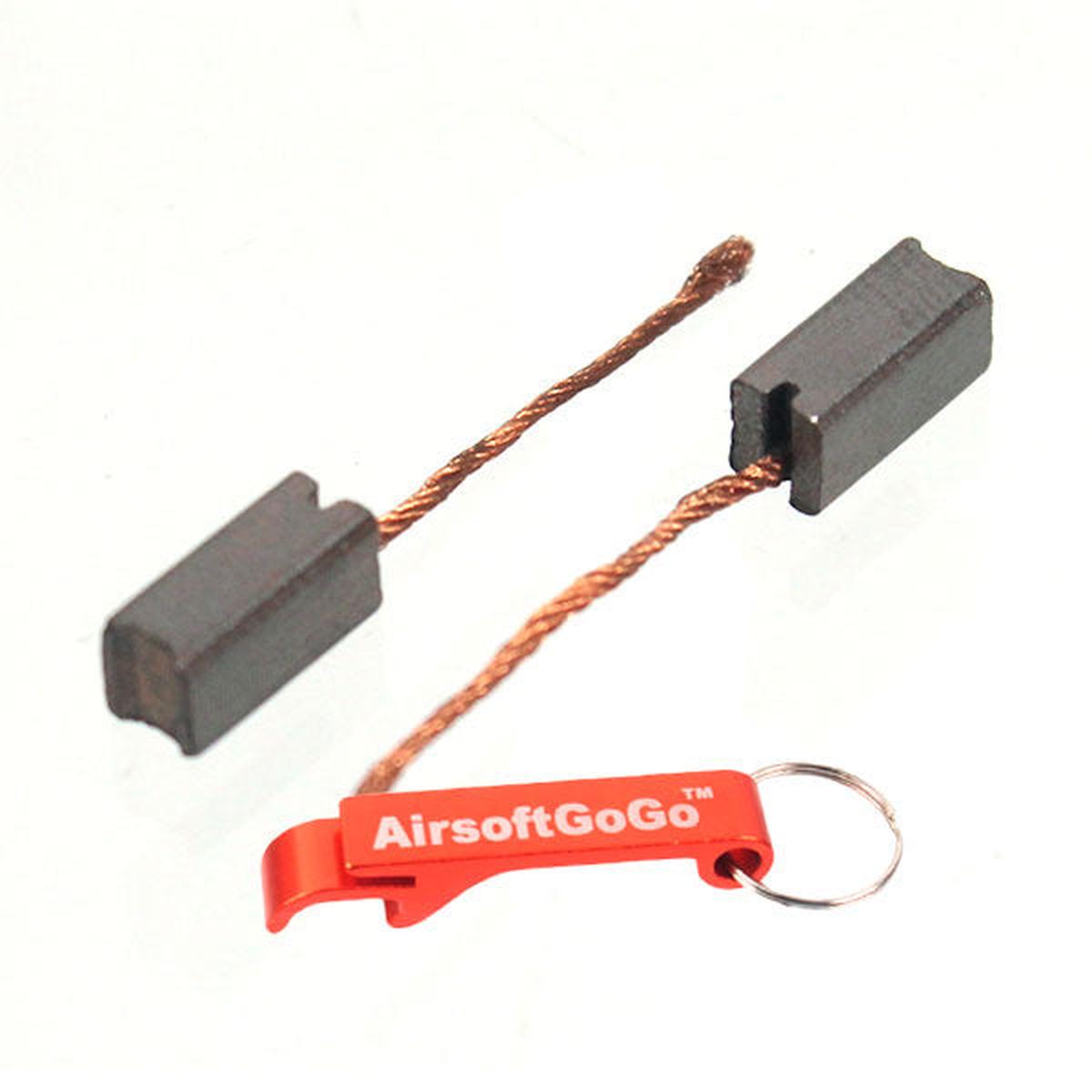 電動ガン用SHSモーターブラシセット (2個入り)-AIRSOFT GOGO エアガン・サバゲー用品通販
