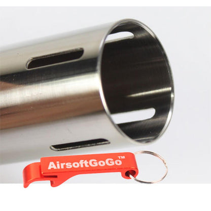 電動ガン用SHSステンレス・スチール シリンダ（推奨インナーバレル長363 - 407mm）-AIRSOFT GOGO エアガン・サバゲー用品通販