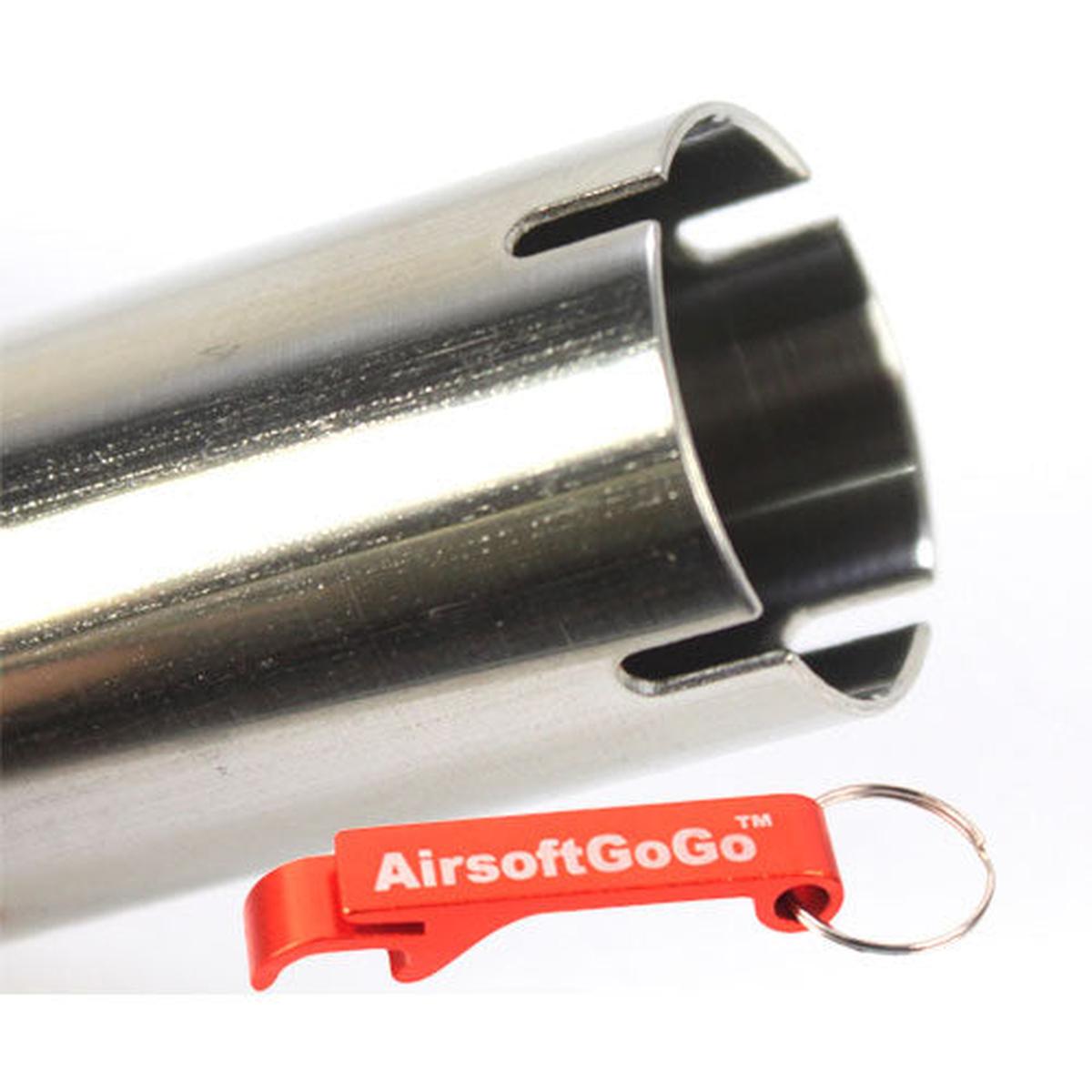 電動ガン用SHSステンレス・スチール シリンダ（推奨インナーバレル長407-455mm）-AIRSOFT GOGO エアガン・サバゲー用品通販